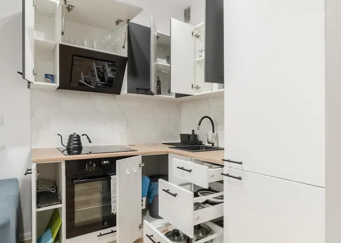 Lejlighed Spot By Aparo - Manufaktura, Nowy Apartament, Playstation, Miejsce Do Pracy, Winda, Balkon